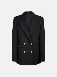 Blaze Milano Tulip Velvet Everynight Blazer in Black,Floral