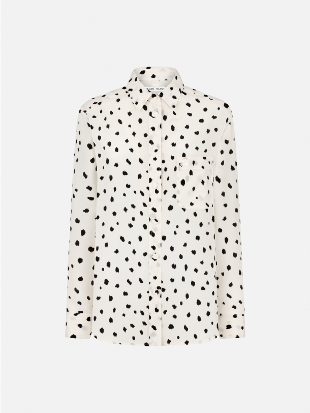 MARIQUITA POIS WHITE - Blazé Milano