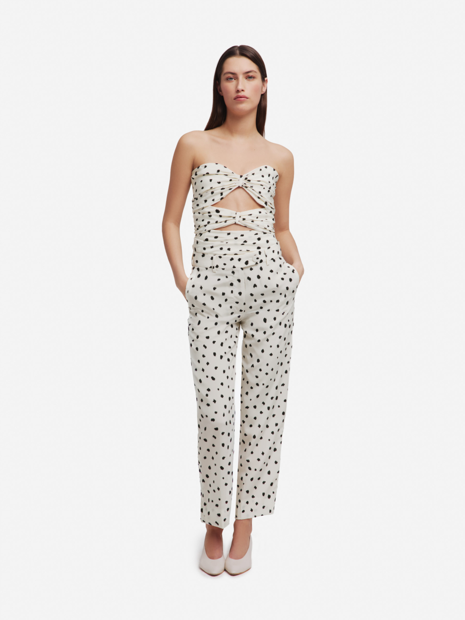 MARIQUITA POIS WHITE - Blazé Milano