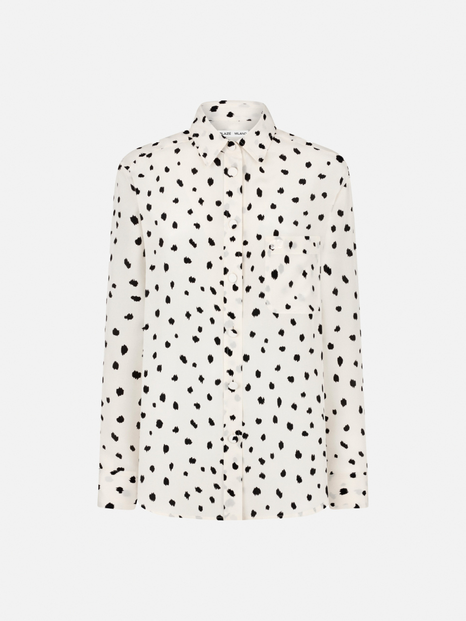 MARIQUITA POIS WHITE - Blazé Milano