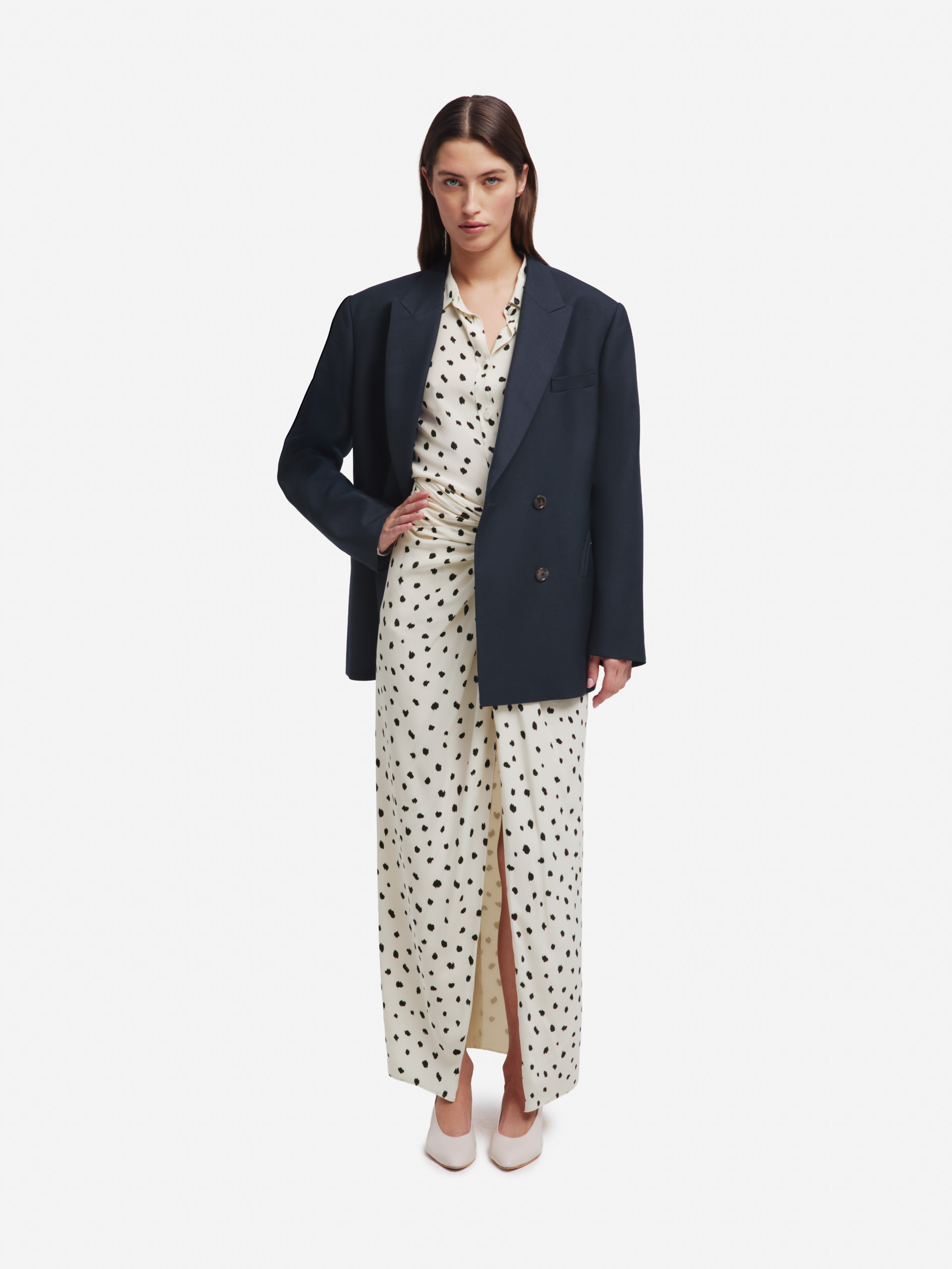 MARIQUITA POIS WHITE - Blazé Milano