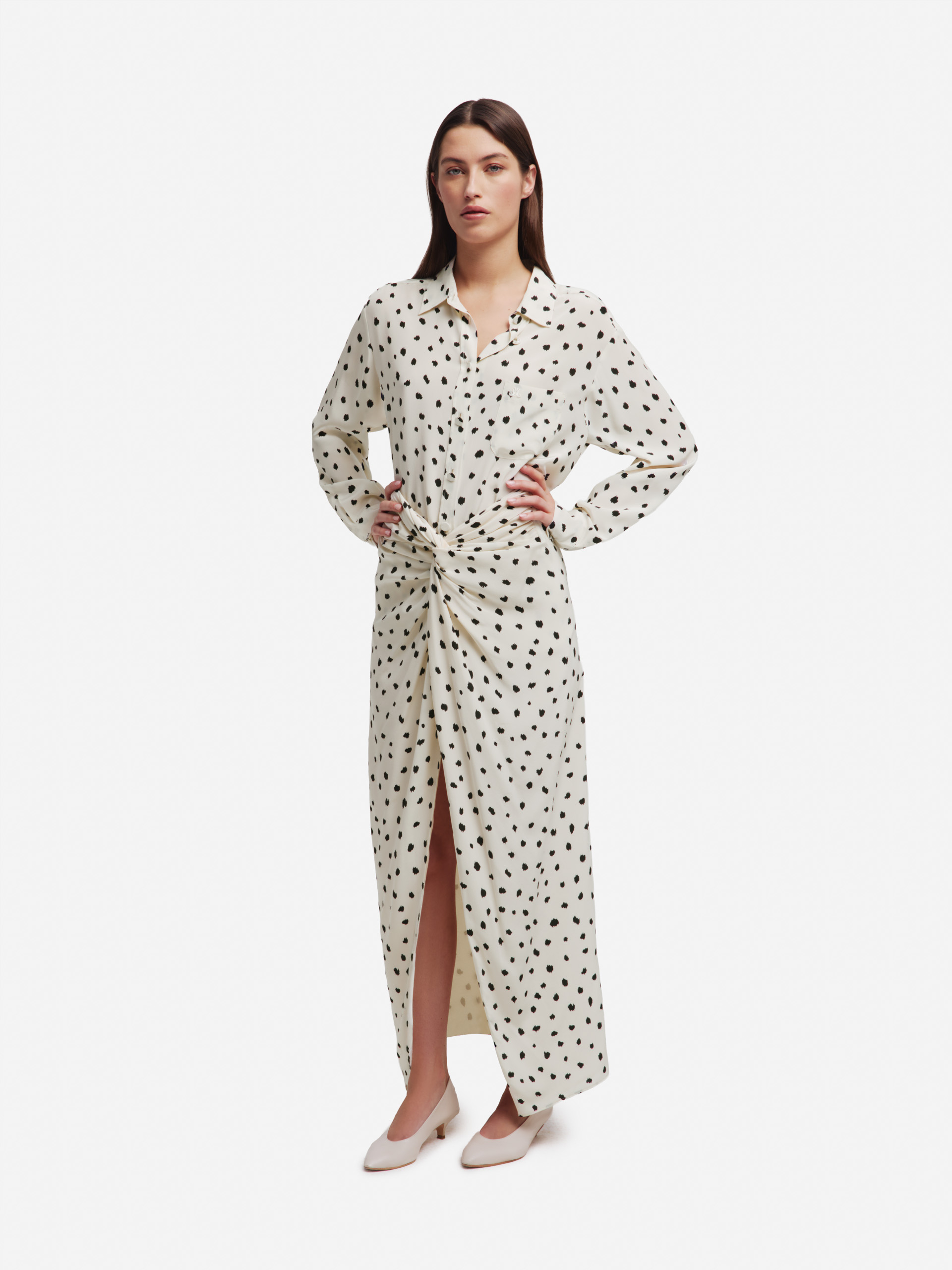 MARIQUITA POIS WHITE - Blazé Milano