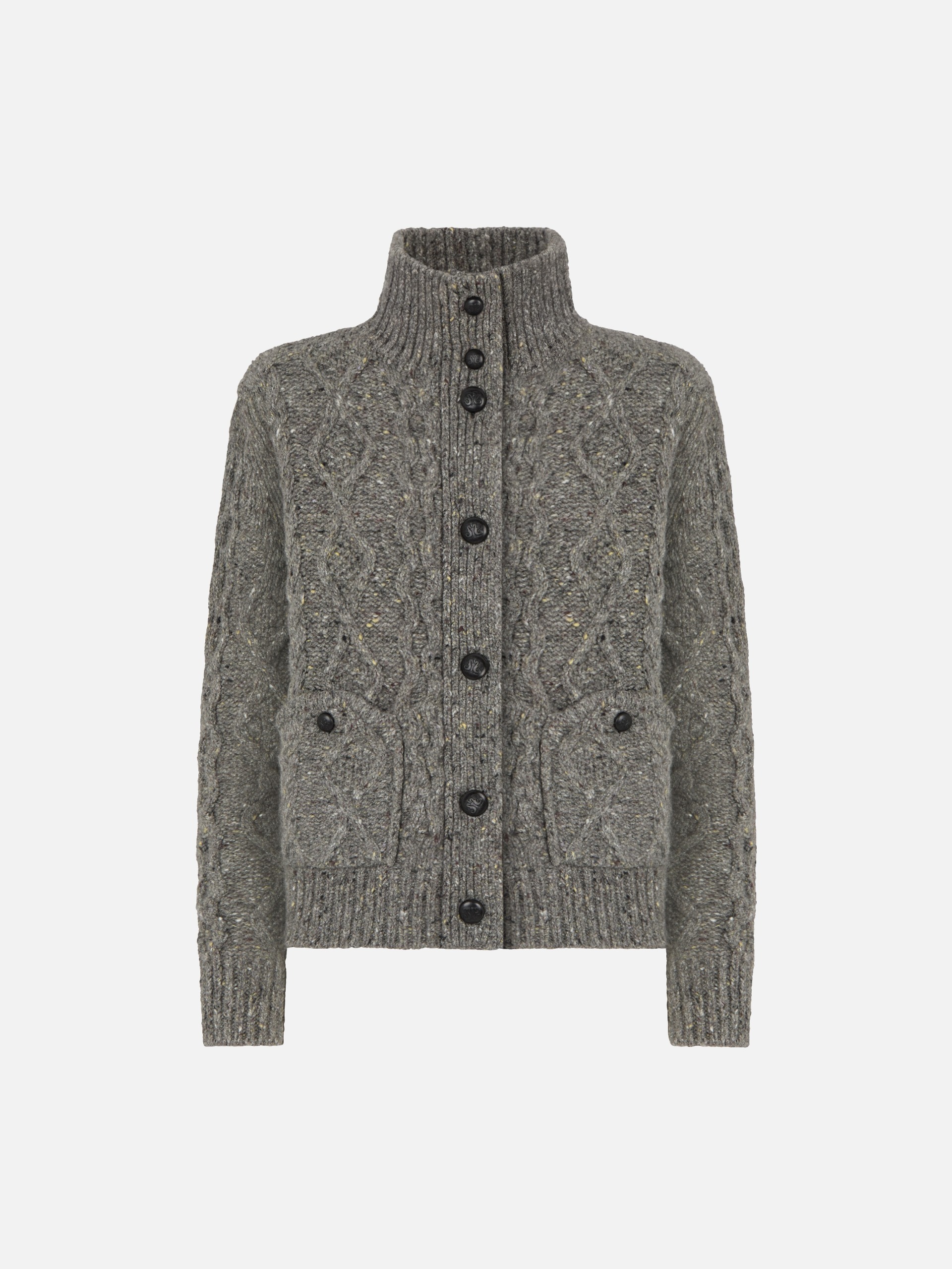 Elfe Joni Cardigan in Sherwood Grey