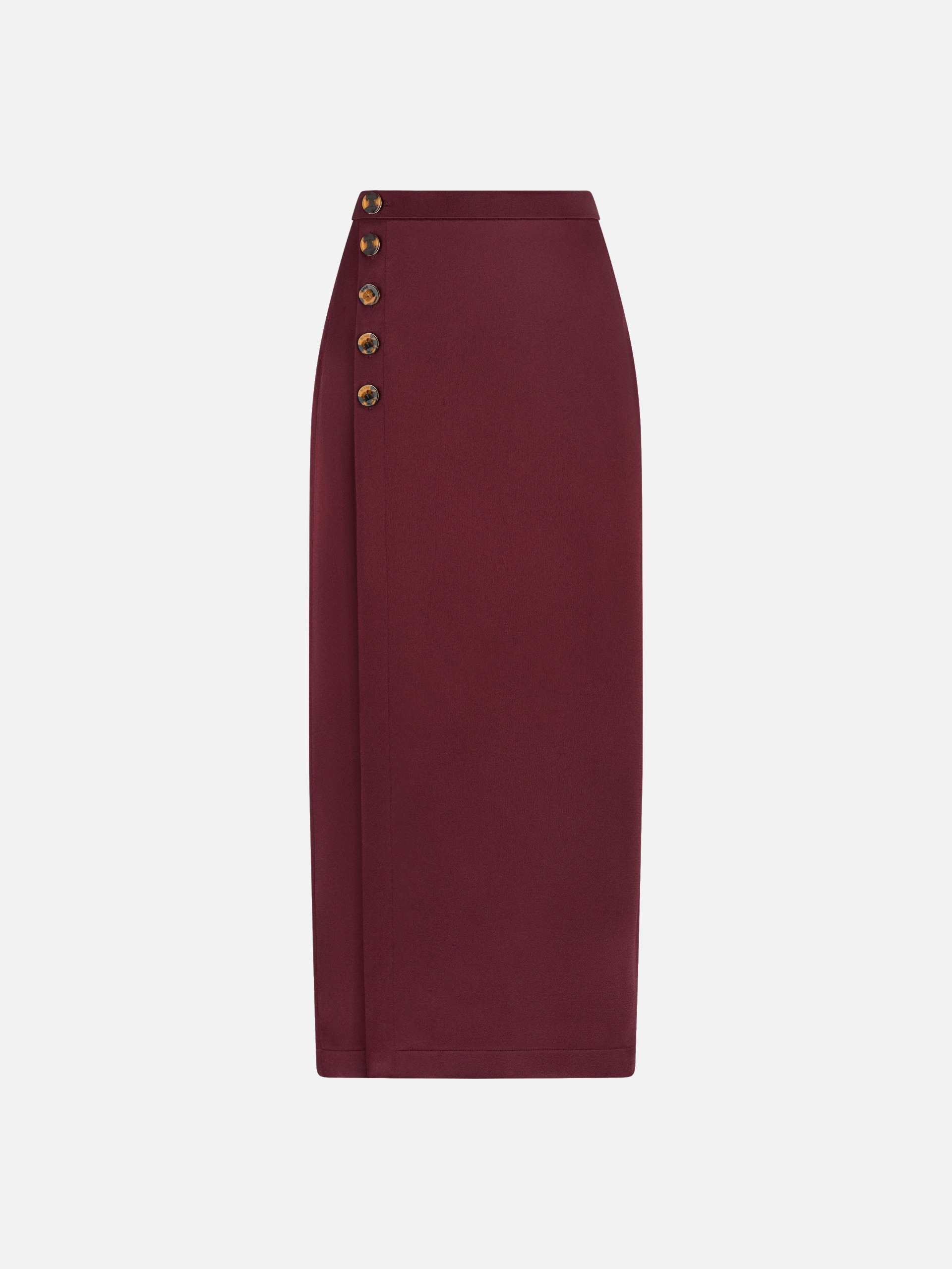 Ara Long Skirt in Novalis Wine