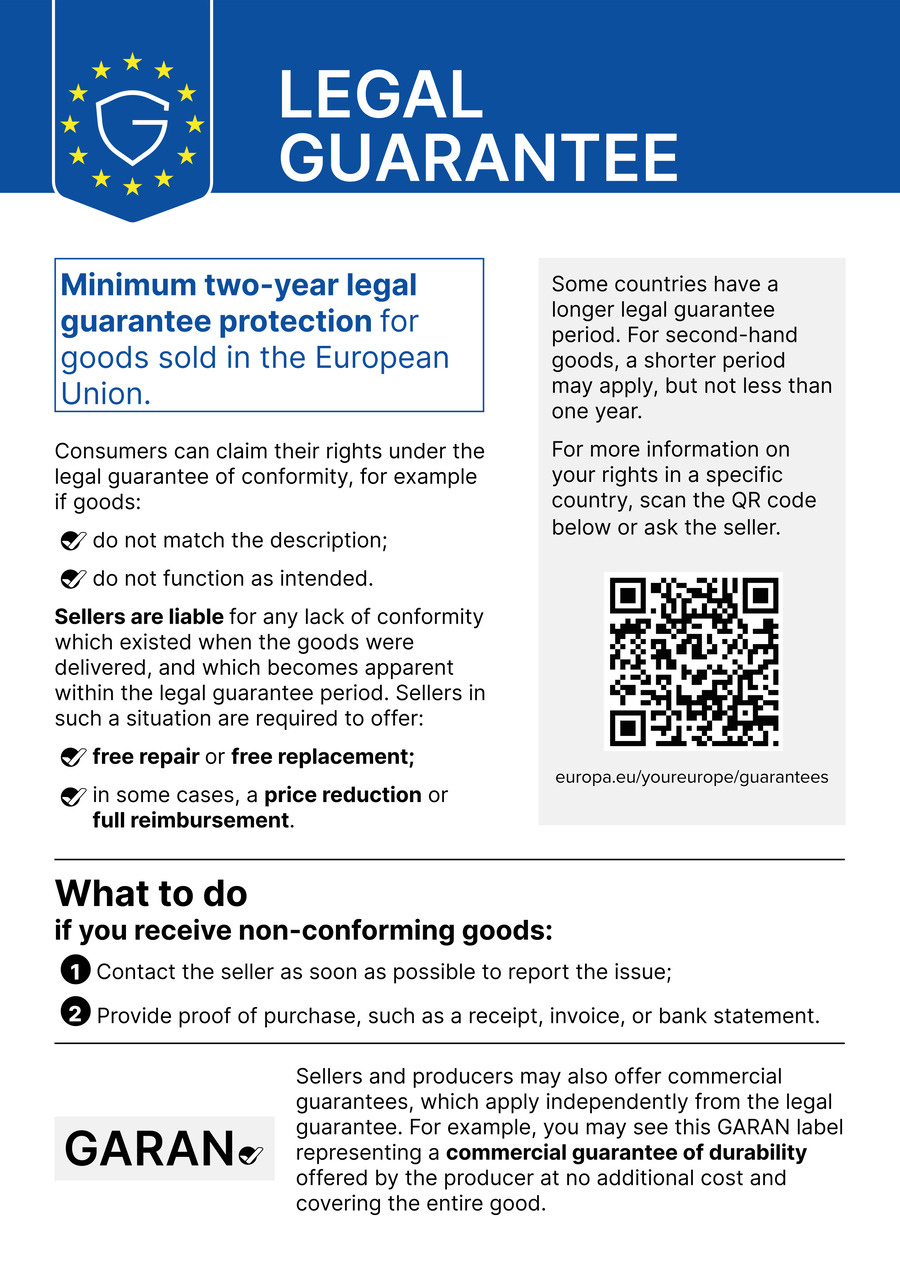 Legal Guarantee